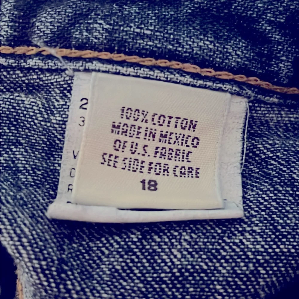 Vintage Eddie Bauer Blue Denim Maxi Skirt 18 - Picture 5 of 11